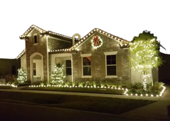Residential christmas light service