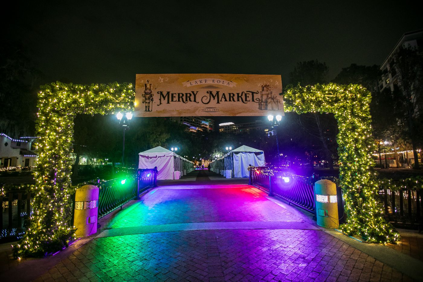 Commercial Lights Installation at Merry Market